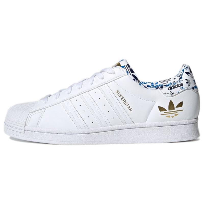 Adidas Superstar 'White Gold Metallic' Sneakers H00186