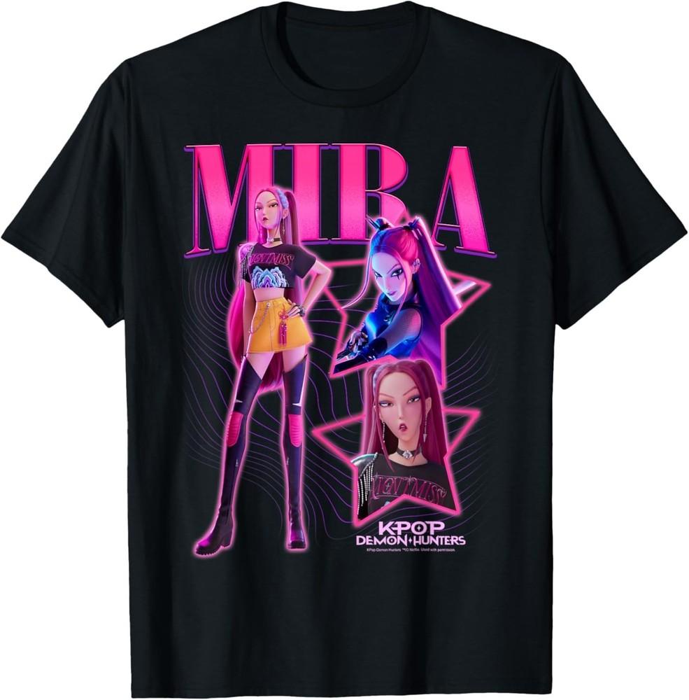 Kpop Demon Hunters Halloween Mira Showcase Y2K Style Poster T‑Shirt