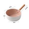 Кухня Антипригарная кастрюля с деревянной ручкой Сковороды для омлета Кастрюли для приготовления молочного супа Кухонная утварь Индукционная плита Универсальная