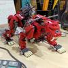 BT Конструктор EZ-016 Красный Саблезубый Тигр 1:Пластиковый набор в масштабе 72, полностью подвижный, сборная модель, рождественские подарки для детей