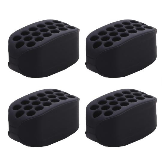 4 шт., силиконовый тренажер для челюсти, портативный для мужчин и женщин, для укрепления мышц лица, укрепитель челюстных костей, формирователь челюсти, тренажер