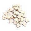 Украшения из дерева в форме сердца для свадебных табличек(30мм 50шт)