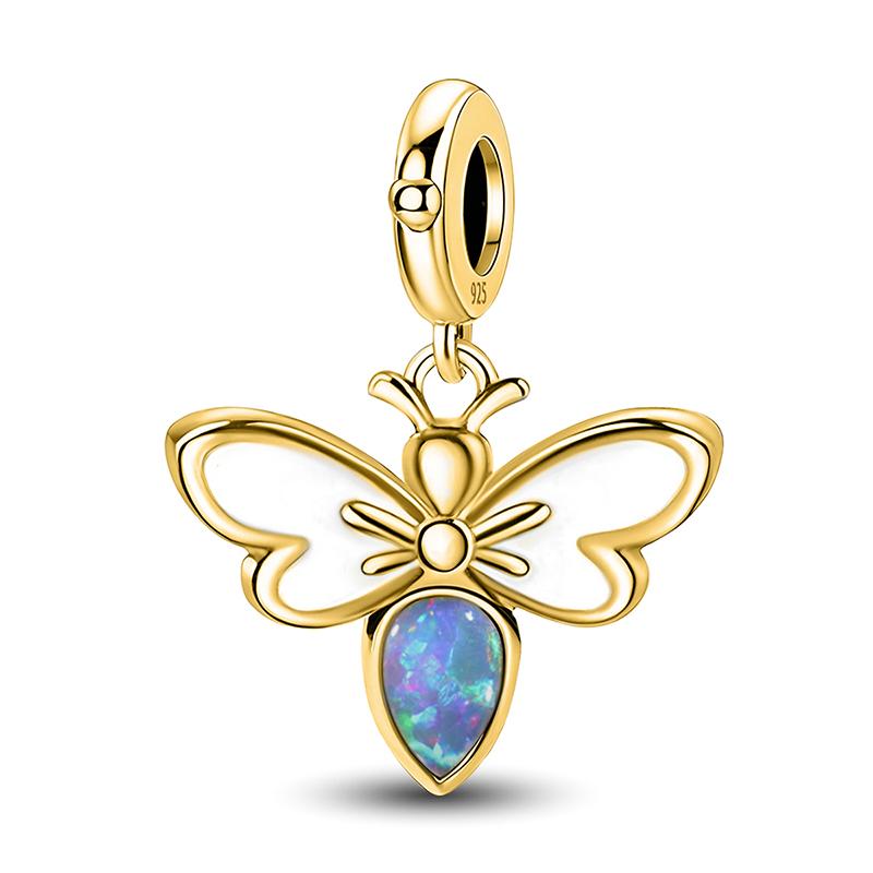 Медь Мечтательный Прекрасный Летающий Дракон Эльф Серия Шармы Бусины Подходят для Оригинального Браслета Пан Высокое Качество DIY Ювелирные Изделия