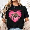 Rocky Hate Mark James Ortiz As Rocky Pink Heart T Shirt Funny Meme Tshirts Unisex Unisex Vintage Casual Cotton Tee Shirt Streetwear