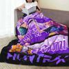 Kpop Demon Hunters Plush Blanket Students  Flannel Throw Blanket for Couch Chair Sofa Bed Super Warm Quality Bedspread