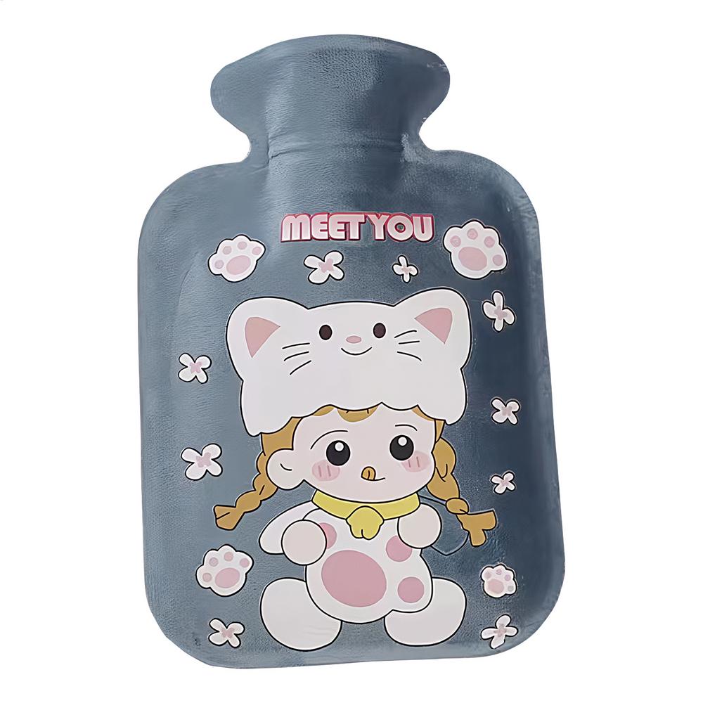 250 мл Грелка для горячей воды Милая грелка Зимняя грелка для рук и ног Грелка для горячей воды для менструальных болей Облегчение боли в шее и плечах