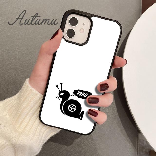 Чехол для телефона с изображением улитки и мультяшным животным для iPhone 11 12 13 14 Pro Max mini X XR XS SE 2020 6S 7 8 Plus Samsung Galaxy S21 S22
