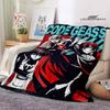 Code Geass Anime Printing Blanket Children's Warmth, Comfortable Blanket, Home Travel Blanket Fashion Birthday Gift