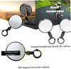 Universal Adjustable Bicycle Rearview Mirror 360 Degree Rotatable Wide Angle Handlebar Rear View Mirror Durable Safety Cycling Mirror For Road Bike Mo