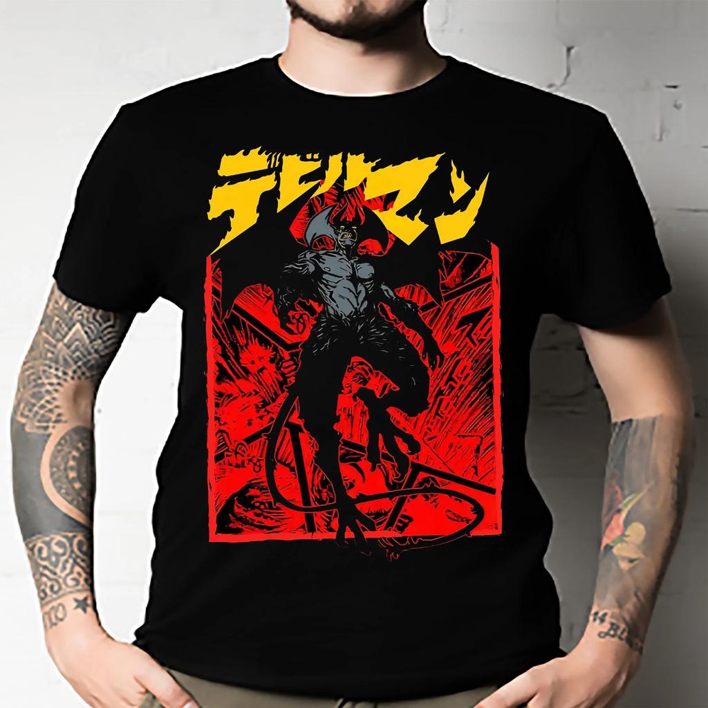 Men's and Women's T-shirts Devilman Crybaby,Akira Fudo,Ryo Asuka,Manga,Japanese All Size