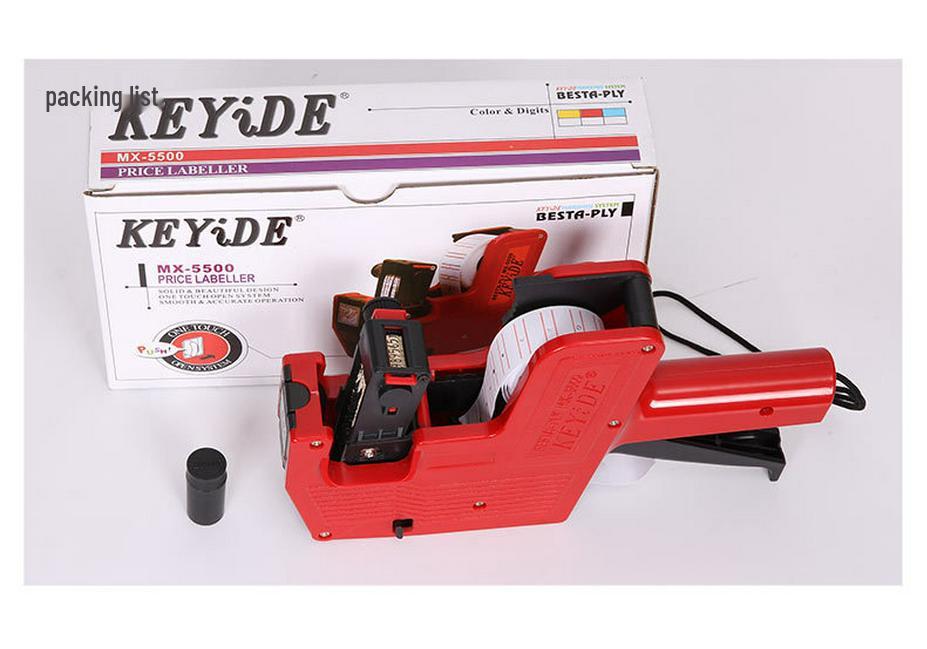 MX5500 Single Row Price Gun - Portable Manual Labeler and Tag Printer