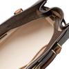 Michael Kors Hamilton Moderne Сумка-тоут с принтом для пресбиопии, металлические аксессуары, искусственная кожа, сумка через плечо, большой размер, женская, темно-коричневая