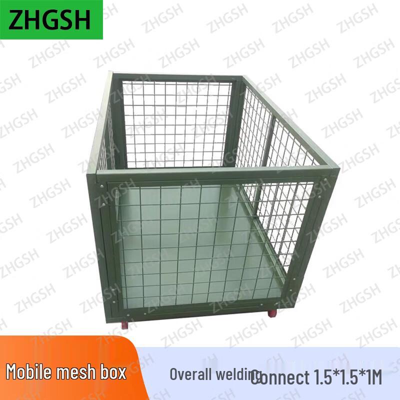 ZHGSH Field Mobile Storage Cage Cart