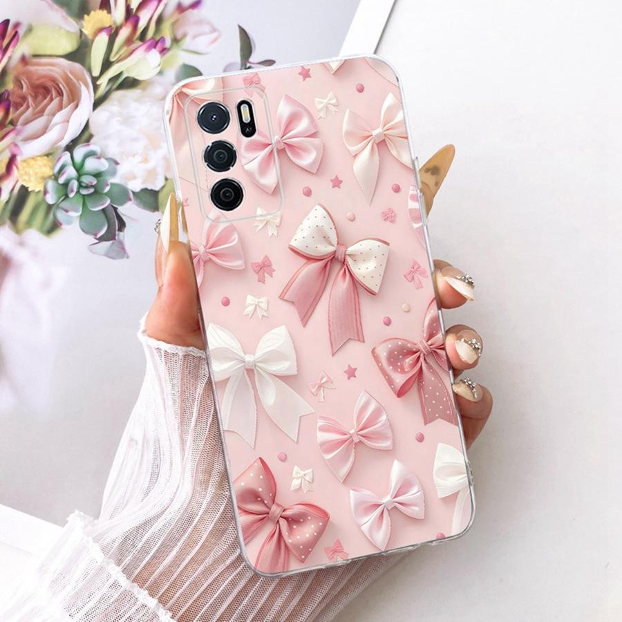 For OPPO A16 A16s Phone Case luxury flower Cool animals design Soft Silicone TPU For OPPO A54s A 54 S A 16 Back Cover