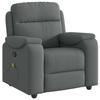 VidaXL Reclining Massage Chair Dark Grey Fabric, Massage Chair, Armchair, Sofa Armchair, Office Chair 4015691