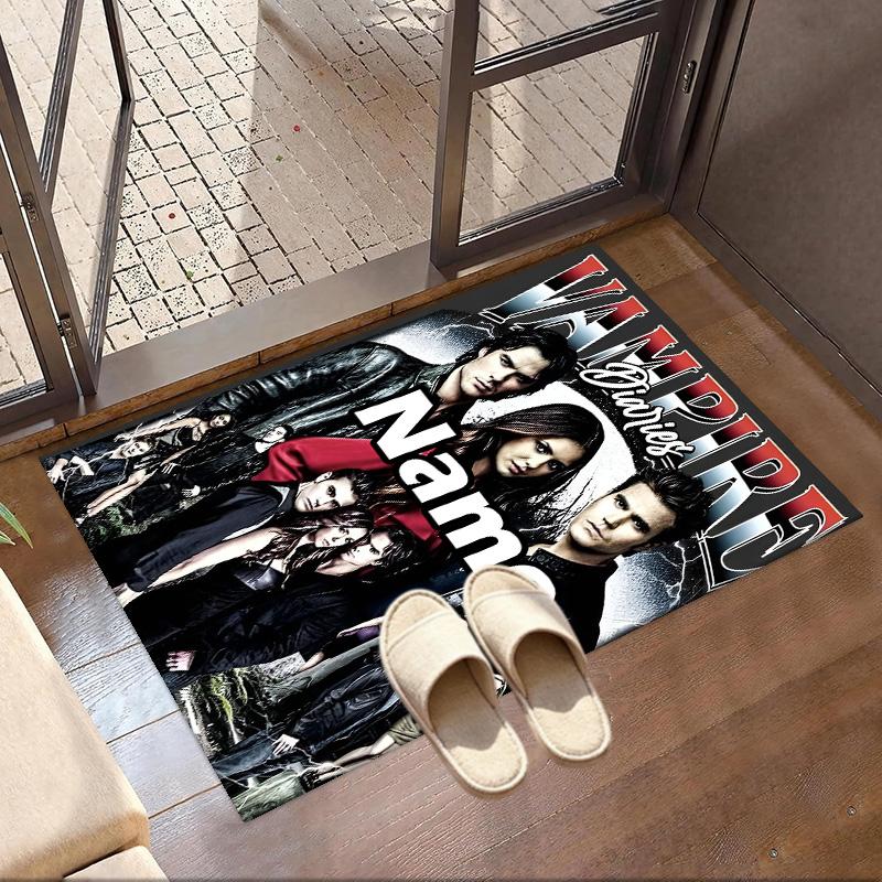 Custom Name Personalized horror theme Print Carpet, Versatile Home Decor Rug, for Playroom, Apartment, Balcony, Entryway, Hallway Gift