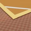 Sleeping grid washable thick rattan mat with mugwort embroidery and ice silk ice rattan mat