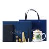 Chaxun Mutton-Fat Jade Porcelain Filter Tea Set (5-Piece Gift Set)