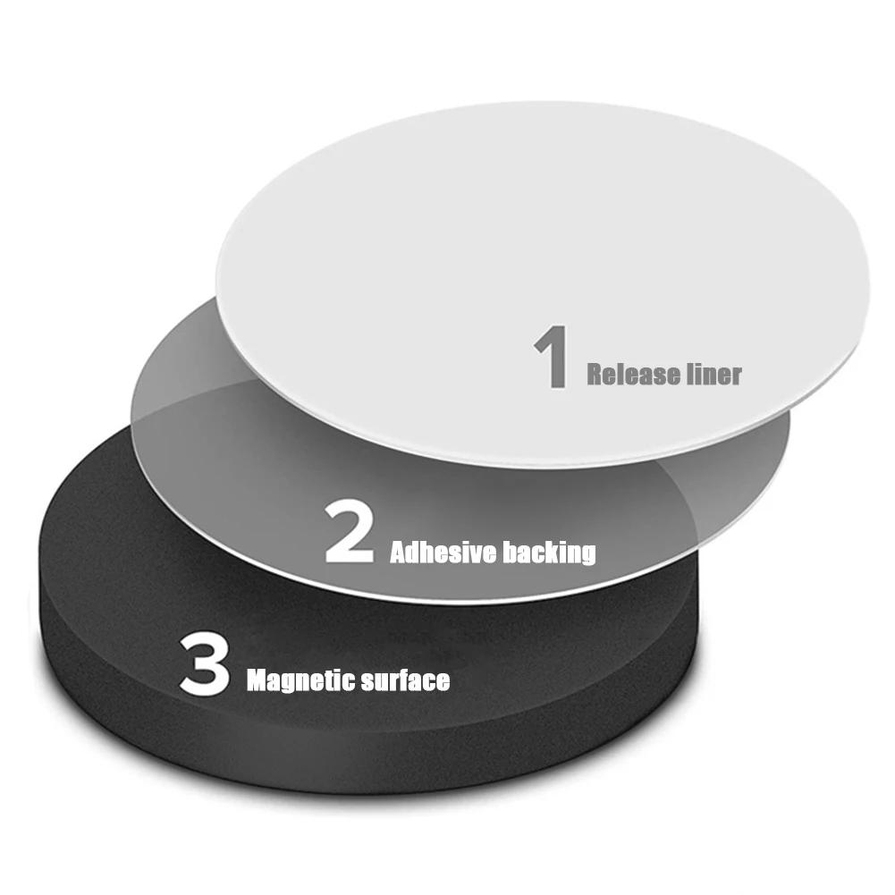50/100 шт. Магнитный круглый самоклеящийся диск самоклеящаяся магнитная наклейка резиновый мягкий магнитный лист для холодильника DIY проект
