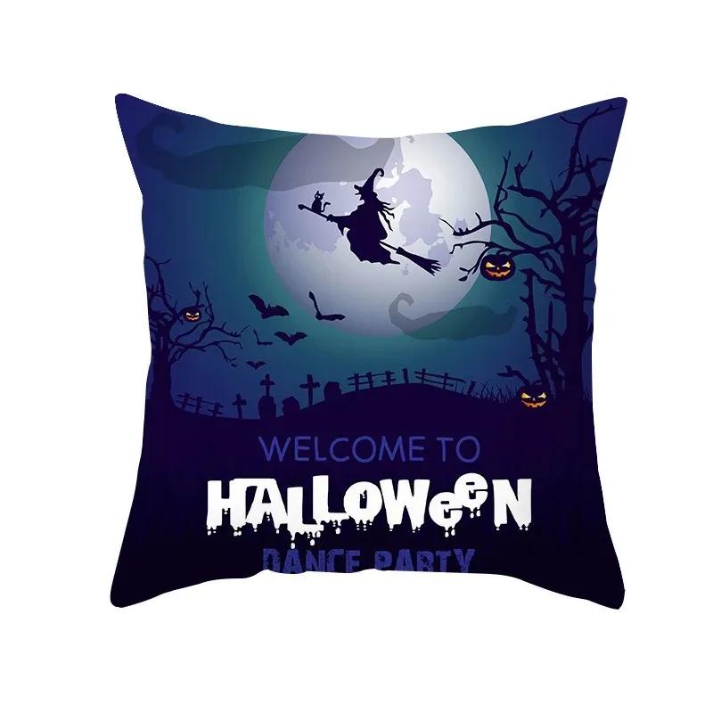 Taie d'Oreiller Theme Halloween, Voiture Fantôme, Horreur, Бюро, Салон, Канапе