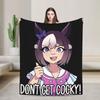 Uma musume cinderella gray - Огури Кэп Наволочка на одеяло   Фланелевый плед Спальня Диван С принтом Мягкий Теплый Покрывало