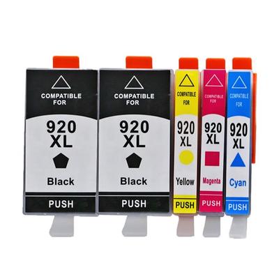 Cartouche D'encre Compatible 920XL - CHOUMICHA - Pack De 5 - Autres Couleurs - Imprimantes HP Officejet