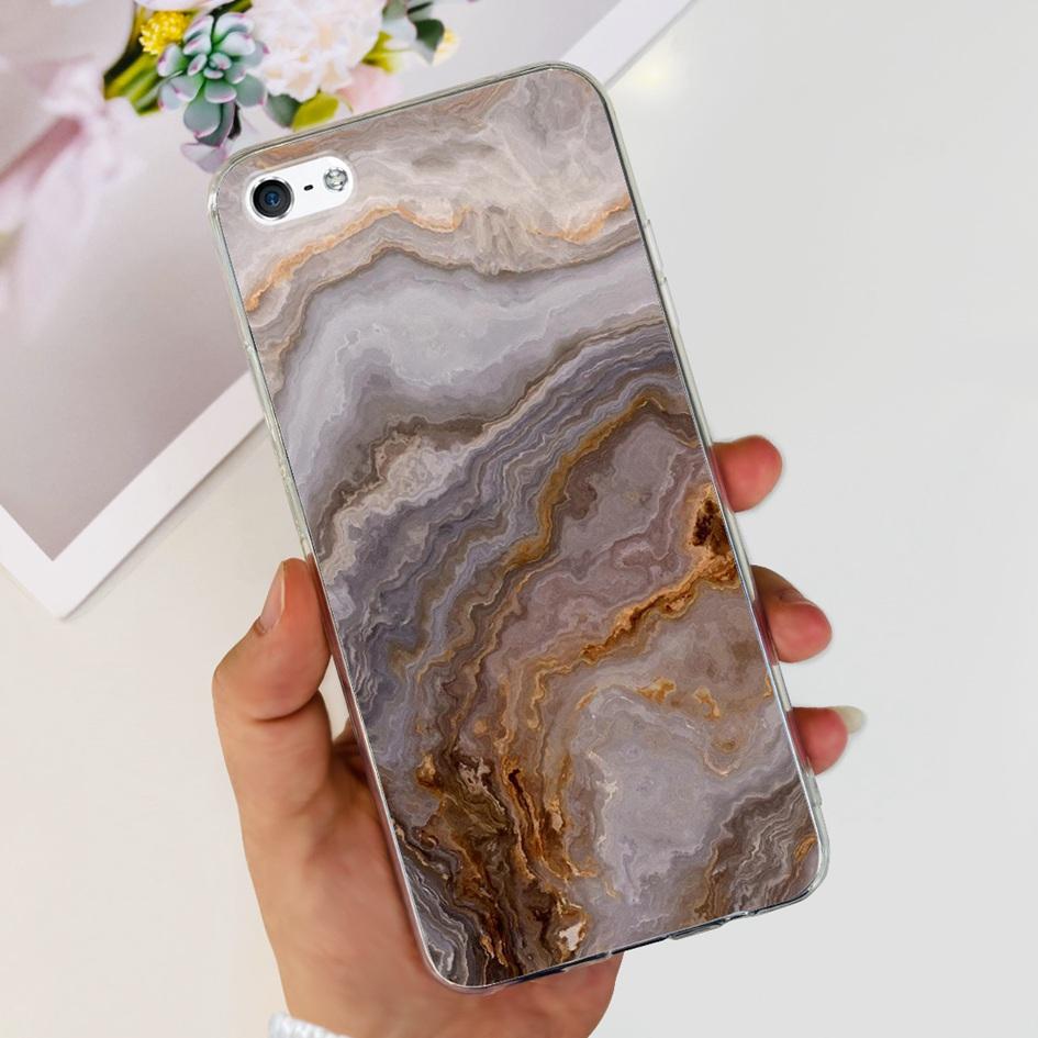For iPhone 5 5S Case Fashion Astronaut Art Painted Shockproof Soft Cover For iPhone SE 2016 2020 SE2 TPU Funda on iPhone5 Bumper