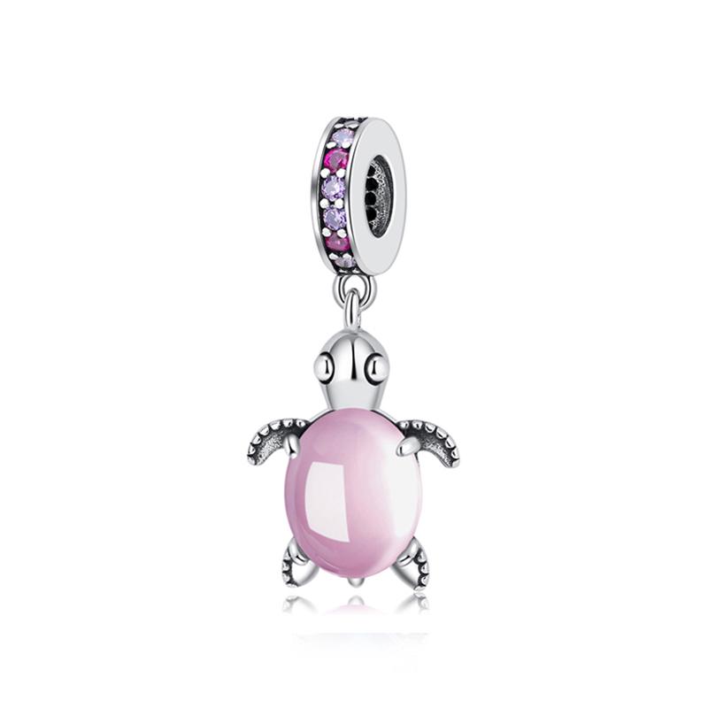 Original 925 Silver Charm Bead Love Dog Cat Paw Panda Firefly Pendant Charms Fit Bracelets Necklaces Women Jewelry