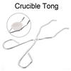 Щипцы для тигля из нержавеющей стали, 24 см, зажим для плавильной печи для графита, плоскогубцы