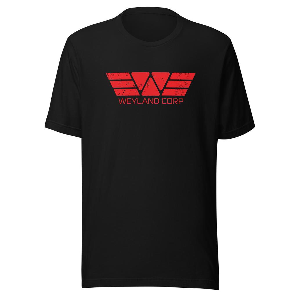 Casual Graphic Tee Unisex Alien - Weyland Corp. distressed logo shirt