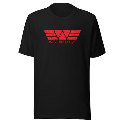 Casual Graphic Tee Unisex Alien - Weyland Corp. Distressed Logo Shirt