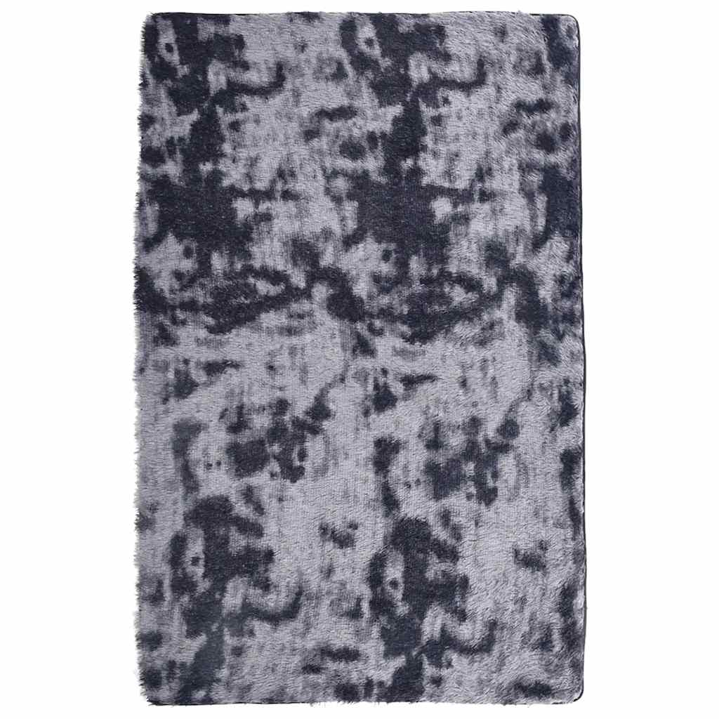 Shaggy High Pile Carpet NAVARRA Dark Grey 130 x 200 cm Polyester