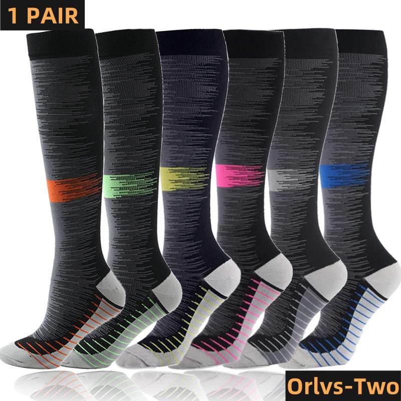 6 Styles Medical Althetic Compression Sock for Men Diabetes Varicose Veins Sports Socks for Running Cycling Travel Flight NS004