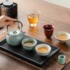 Five famous kilns of Forbidden City merchandise ceramic tea sets, single teacup, beam pot set, business gifts for customers