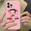 Анимация B-Бетти Буп Прозрачный ТПУ Чехол для Телефона Для IPhone 17 11 12 13 14 15 16 Pro Max 16 Plus Чехол