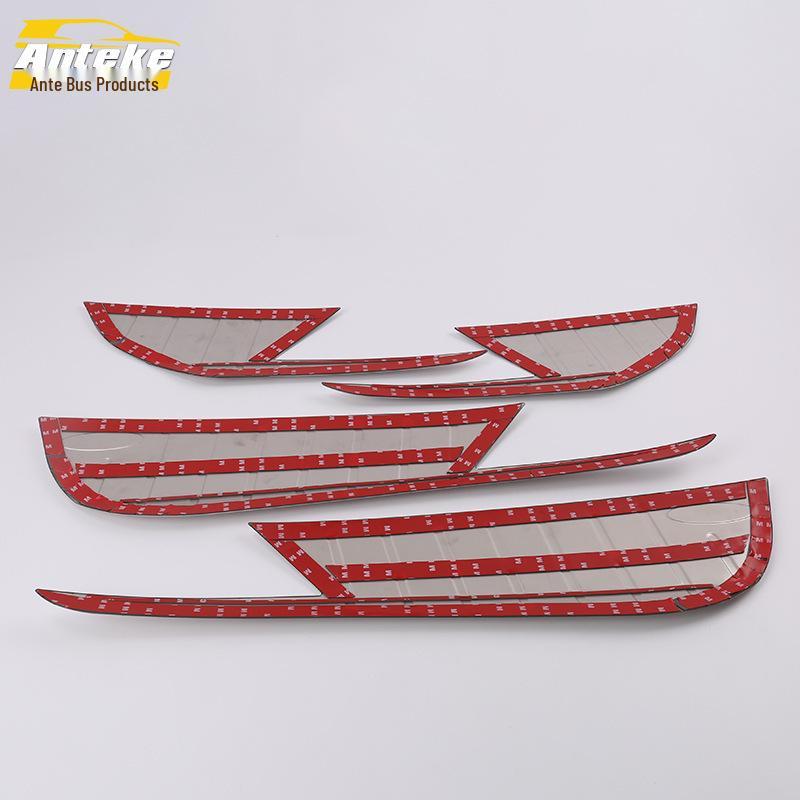 16 Бора Накладка на дверь автомобиля против ударов ногами Наклейка на декоративную панель подлокотника из нержавеющей стали