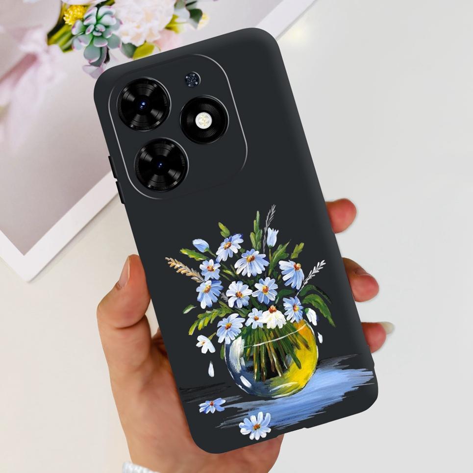 Чехол Funda Для Infinix Hot 40i Hot40i 2023 Новая Мода Задняя Крышка Цветная Печать Картины Чехлы Для Телефона На Hot 40 i Мягкий Матовый