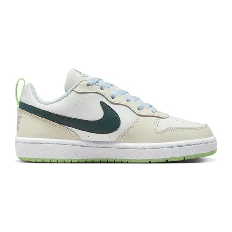Nike Court Borough Low Recraft GS Coconut Milk Jungle Green Детские кроссовки Кремово-белые Темно-джунгли-зеленые FV8121-131