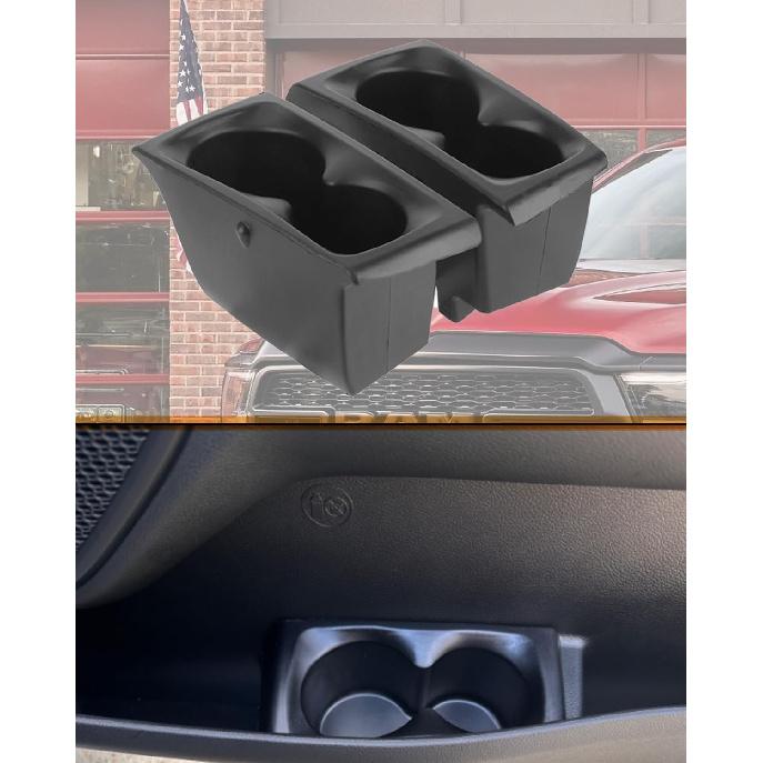 Cup Holders Ert Compatible With -2026 Ram 1500 Cup Holder, Replace #5YK46TX7AC 5YK47TX7AC, Door Cup Holders For Right And Left Pocket, Pack Of 2