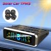 Auto Security Alarm Systems 0-6.0Bar USB / Solar TPMS S13 Automobile Accessories Car Tire Pressure Monitoring System Digital LCD Display