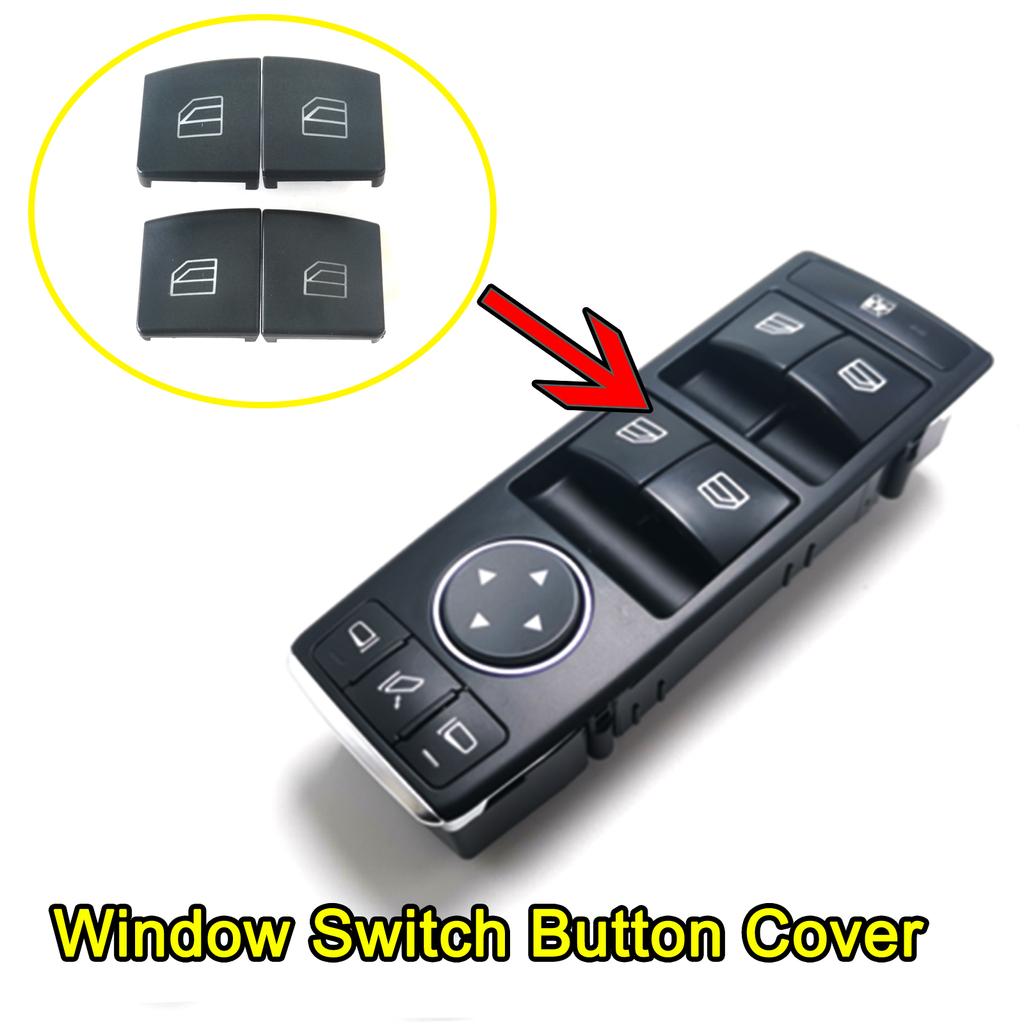 For Mercedes-Benz W212 W242 W246 W166 W176 W204 C-Class W212 E-Class Car Interior Accessories Power Window Switch Button Cover