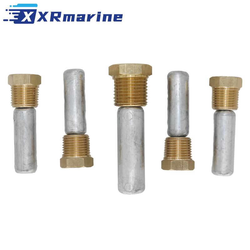 119773-92600 Pencil Anode Kitfor Yanmar 4LHA-HTE 6LP 6LY 6LPA-STP 6LPA-STZP Oil Cooler zincs Marine Engine