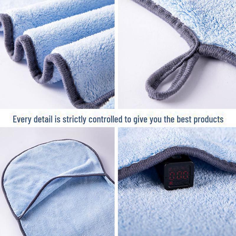 Полотенце для ванны Cross-Border Pet Coral Fleece - суперабсорбент для собак и кошек