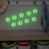 10/20Pcs Self-adhesive Fluorescent Paw Wall Sticker Creative Glowing Window Sticker  Home Decor