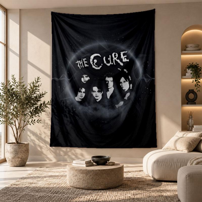 Decorative Tapestry,The Cure Printed Wall Art, Lightweight Wall Hanging For Bedroom Background