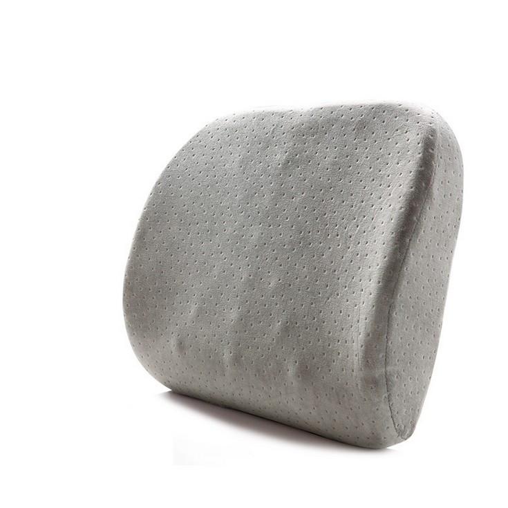 Memory Foam Backrest Cushion With Soft Cover For Office And Bed Use