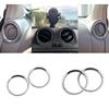 2/4 шт. Для Nissan Micra March K13 Versa Sunny Almera Latio 2011-2017 Накладка на кольцо воздуховода кондиционера Хромированная АБС-пластик Рамка для стайлинга автомобиля
