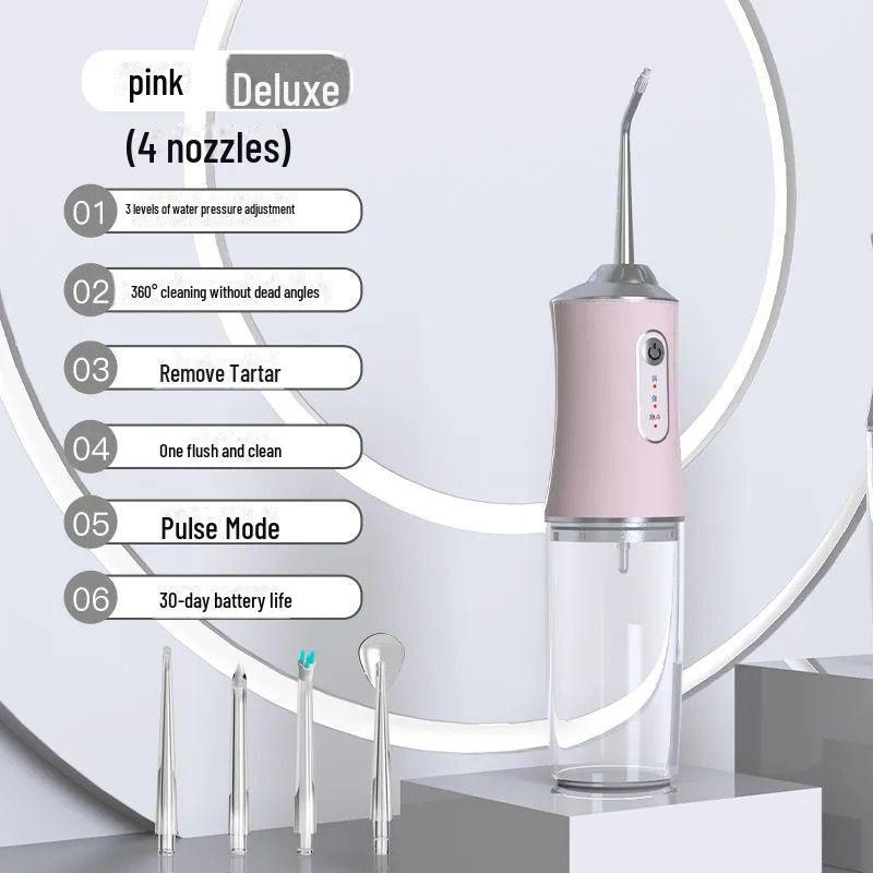 Портативный электрический телескопический ирригатор для полости рта, очиститель зубов