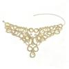 Rhinestone Rhinestone Necklace Gold Silver Gold Applique Necklace Wedding Necklace  for Women