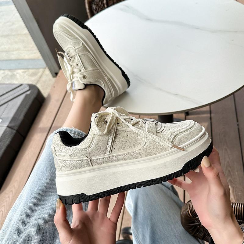 White Shoes Women's Shoes and Casual Fashionable Versatile Board Shoes